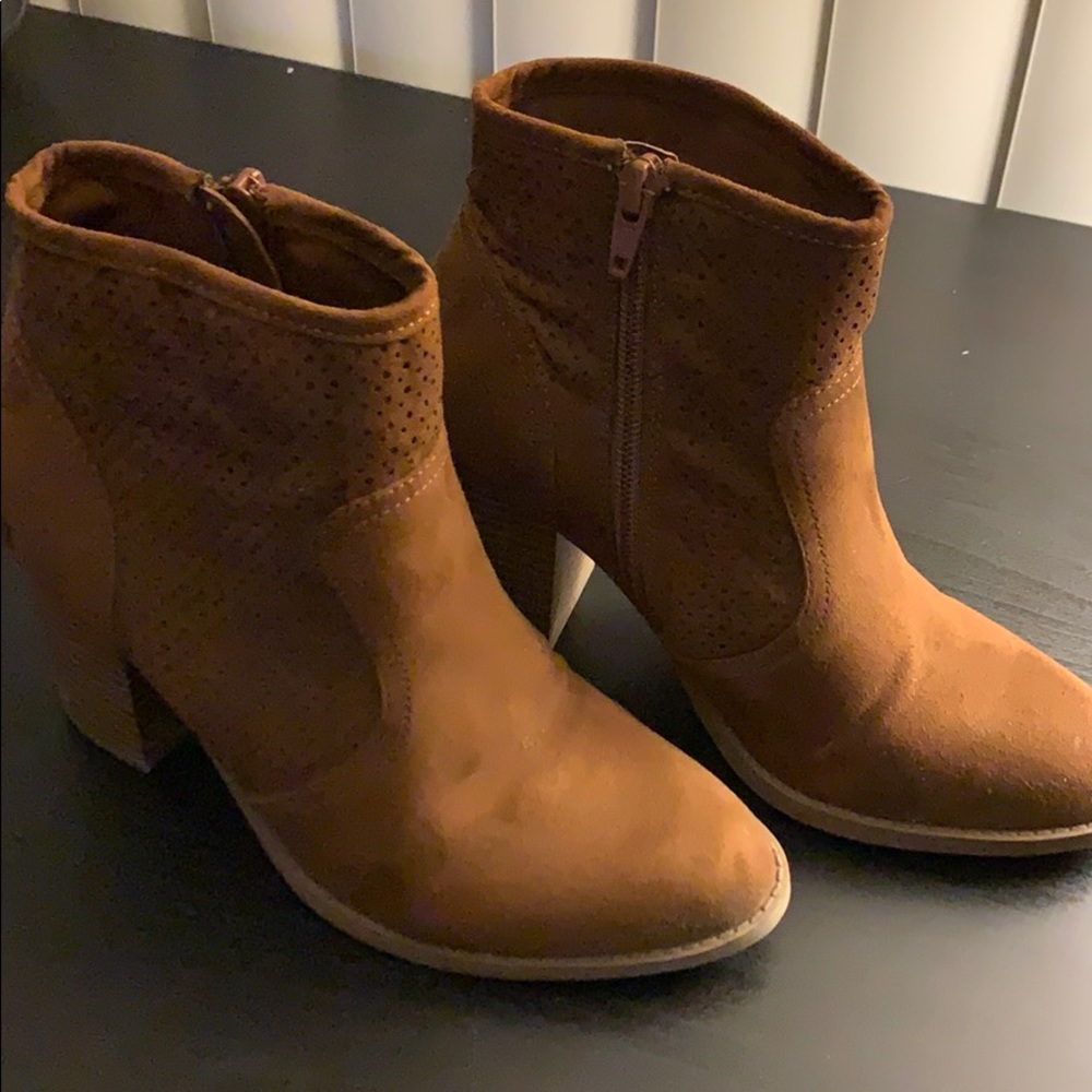 Brown booties